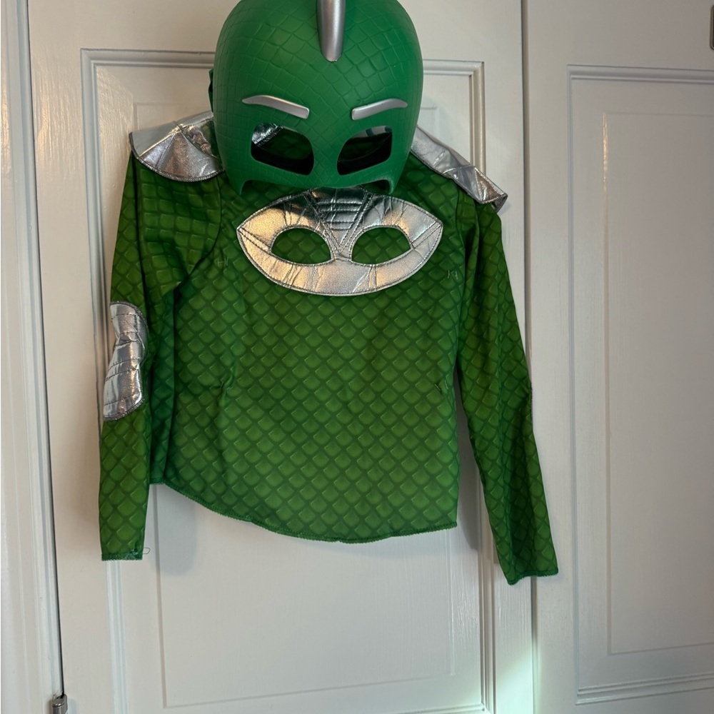 PJ Masks Green and Silver Kids Costume Dress Up Set! - Picture 4 of 10
